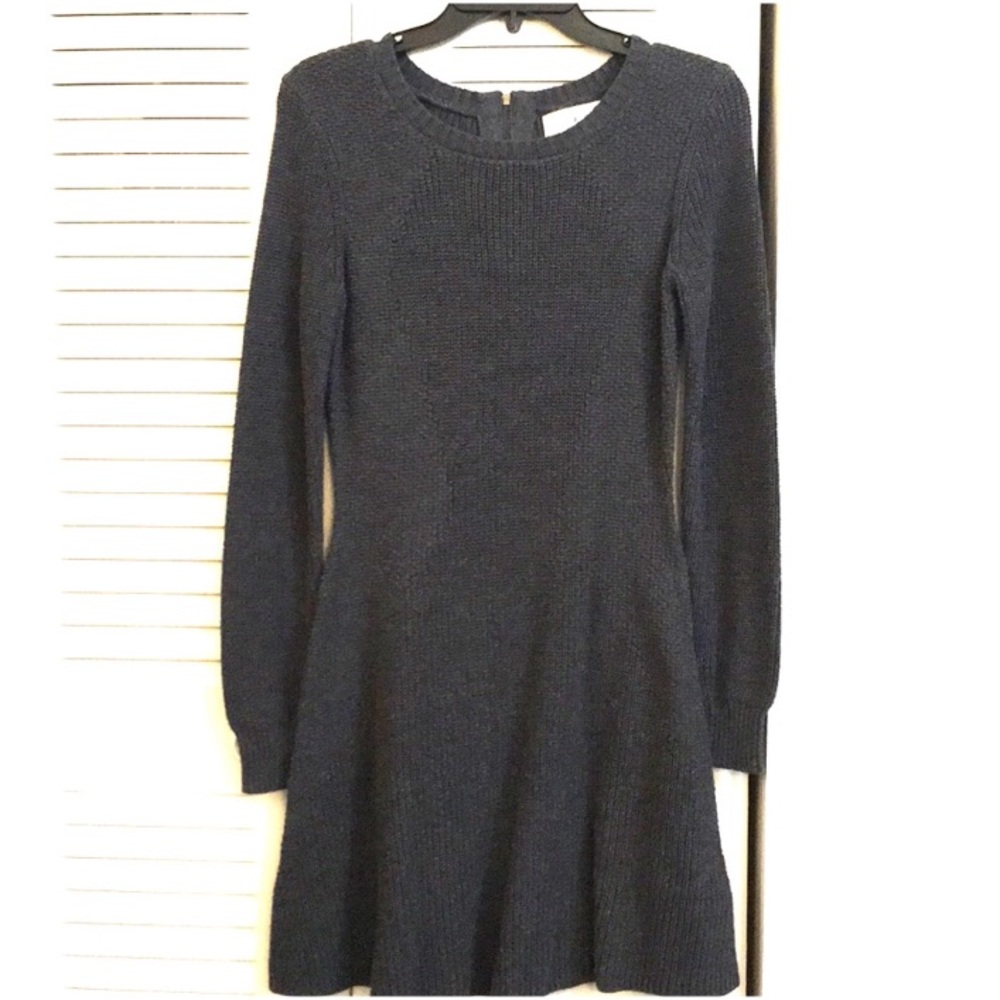 Knit Fit and Flare Sweater Dress